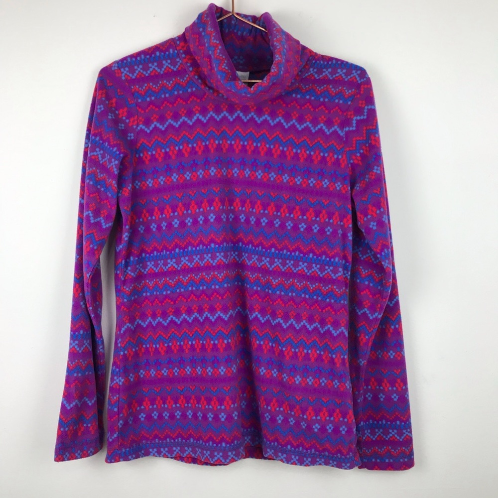 Columbia Fleece Turtle Neck Pullover Small - Picture 1 of 6